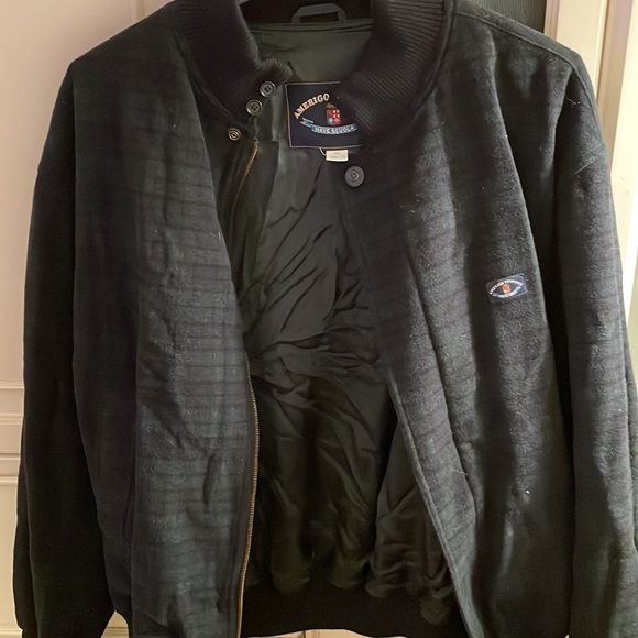 MENS JACKET AMERIGO VESPUCCI XXL BLACK & GREEN - Picture 8 of 8